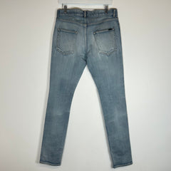 Saint Laurent D02 Lightwash Distressed Jeans Size 31