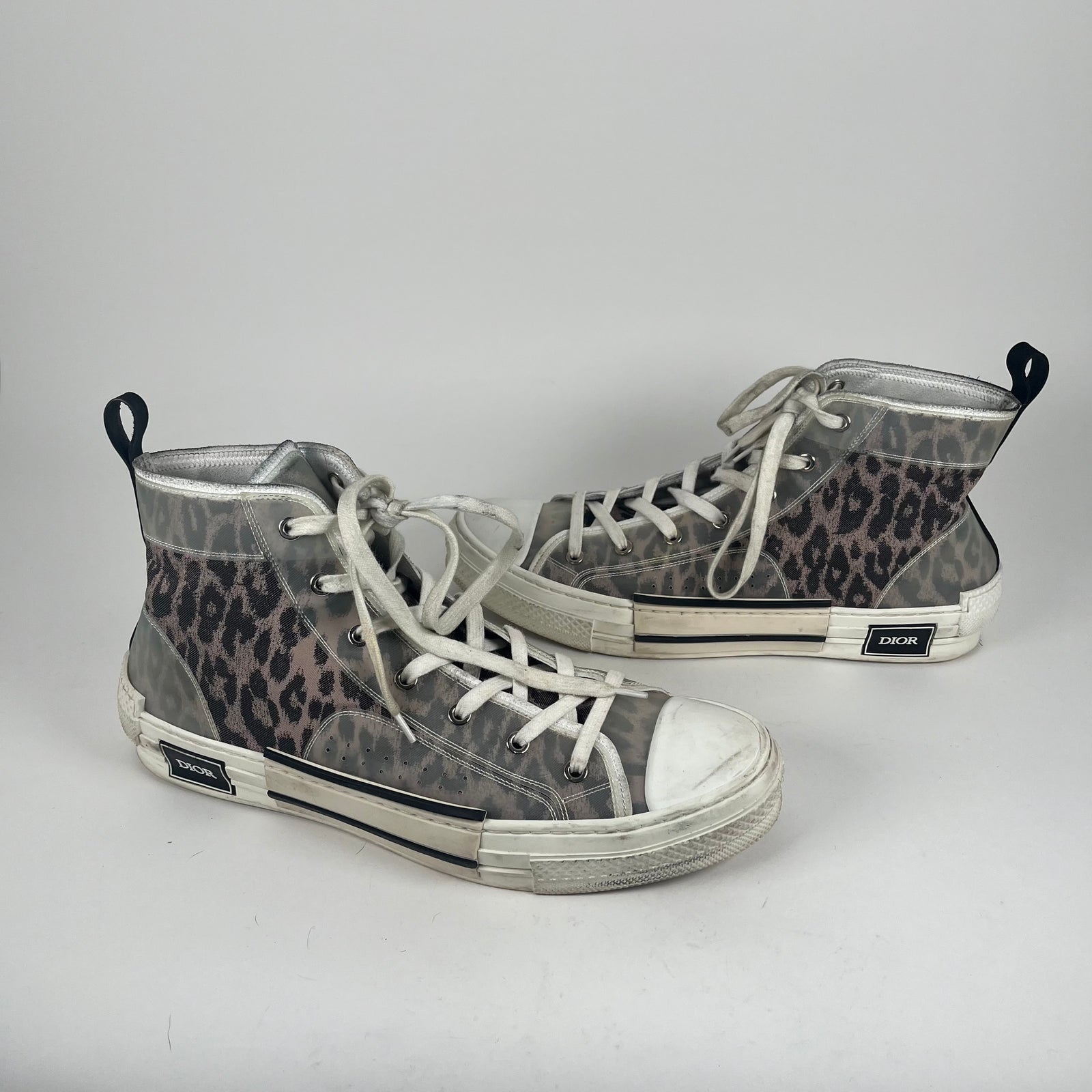 Dior B23 Cheetah High Top Sneaker Size 12