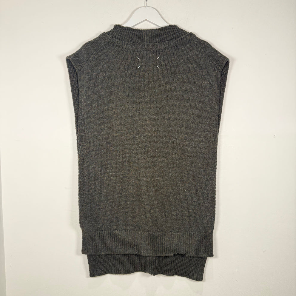 Maison Margiela V-Neck Wool Vest Size M