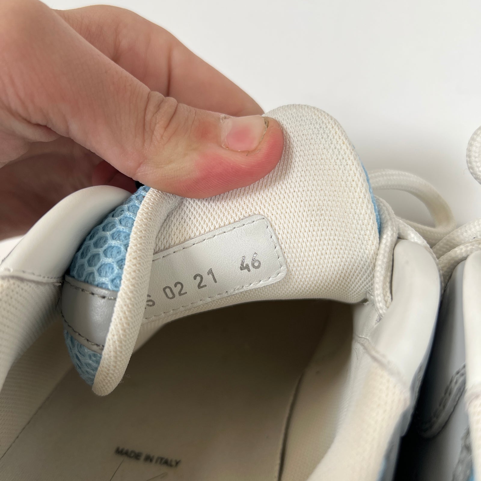 Dior B22 Blue/White Sneaker Size 13