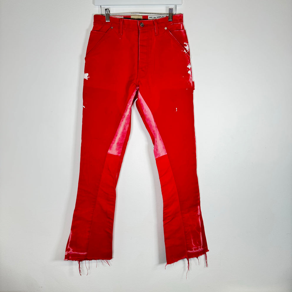 Gallery Dept Red Carpenter Flare Pants Size 29