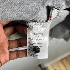 Thom Browne Grey 4-Bar Crewneck Size 2