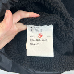 CDG Puffer Fleece Long Coat Size M