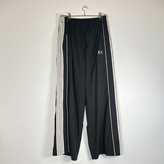 Balenciaga Black Sport Icon Recycled Shell Track Pants Size L