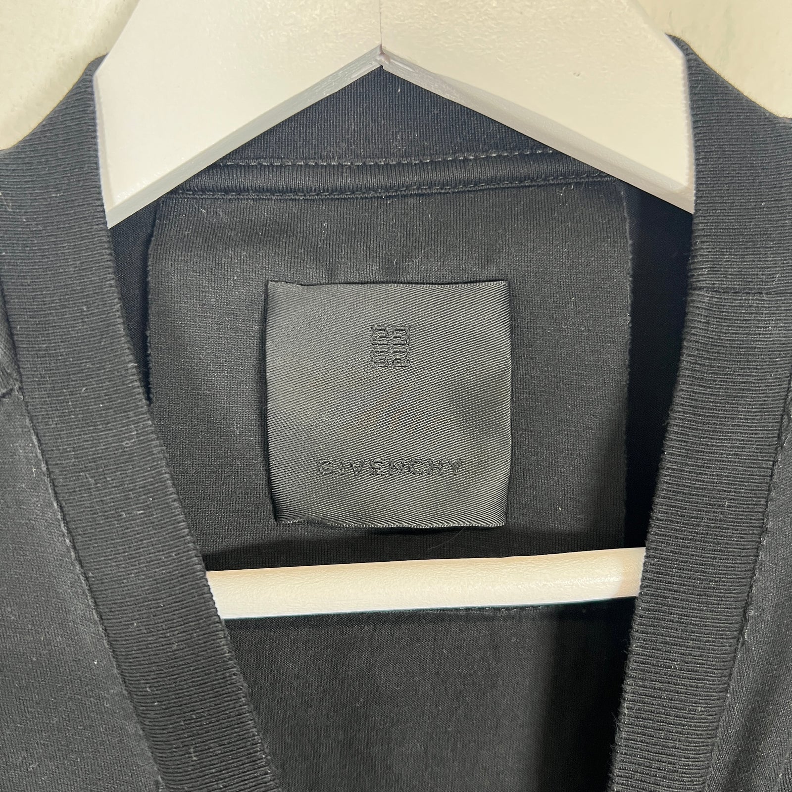 Givenchy Black Paris Logo T-shirt Size XL