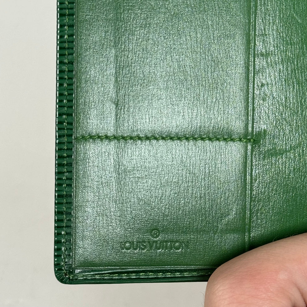 Louis Vuitton Green Epi Leather Wallet
