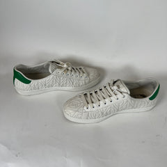 Gucci Green Ace Rhombus Sneaker Size 9