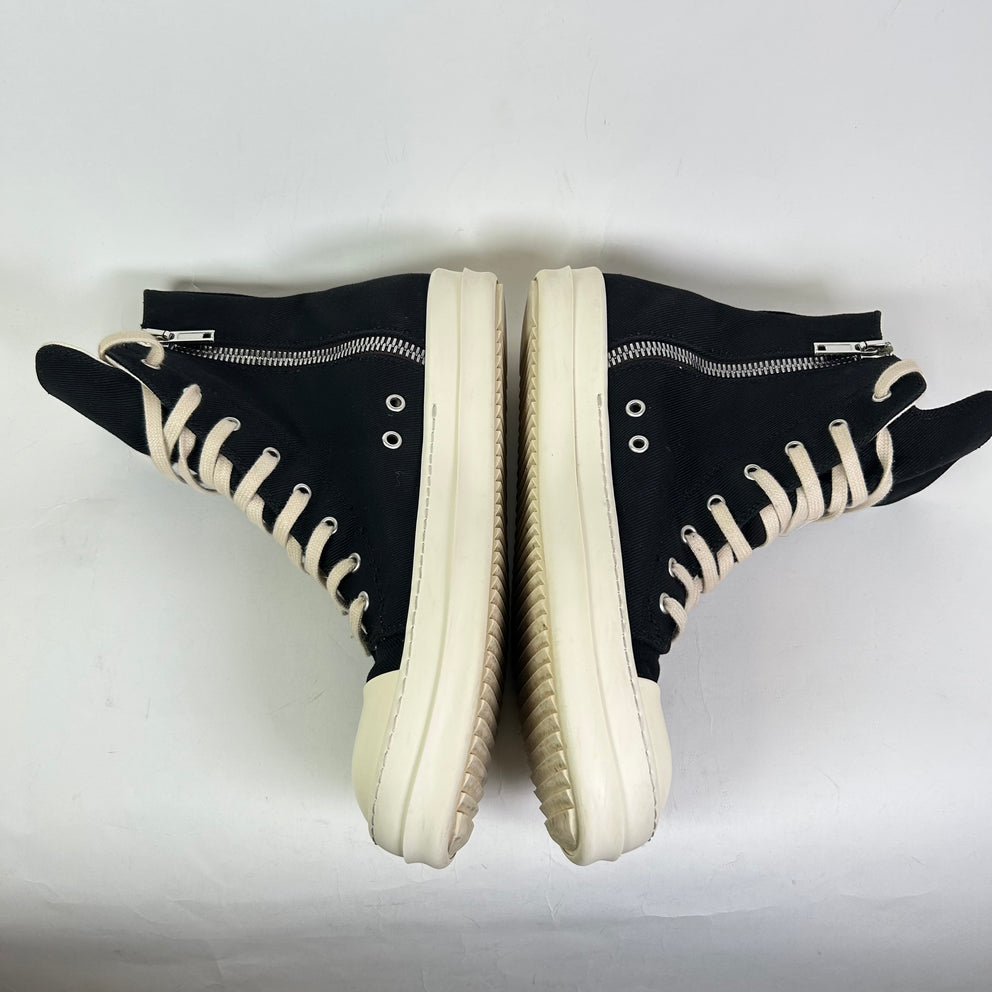 Rick Owens DRKSHDW Canvas High-Top Ramones