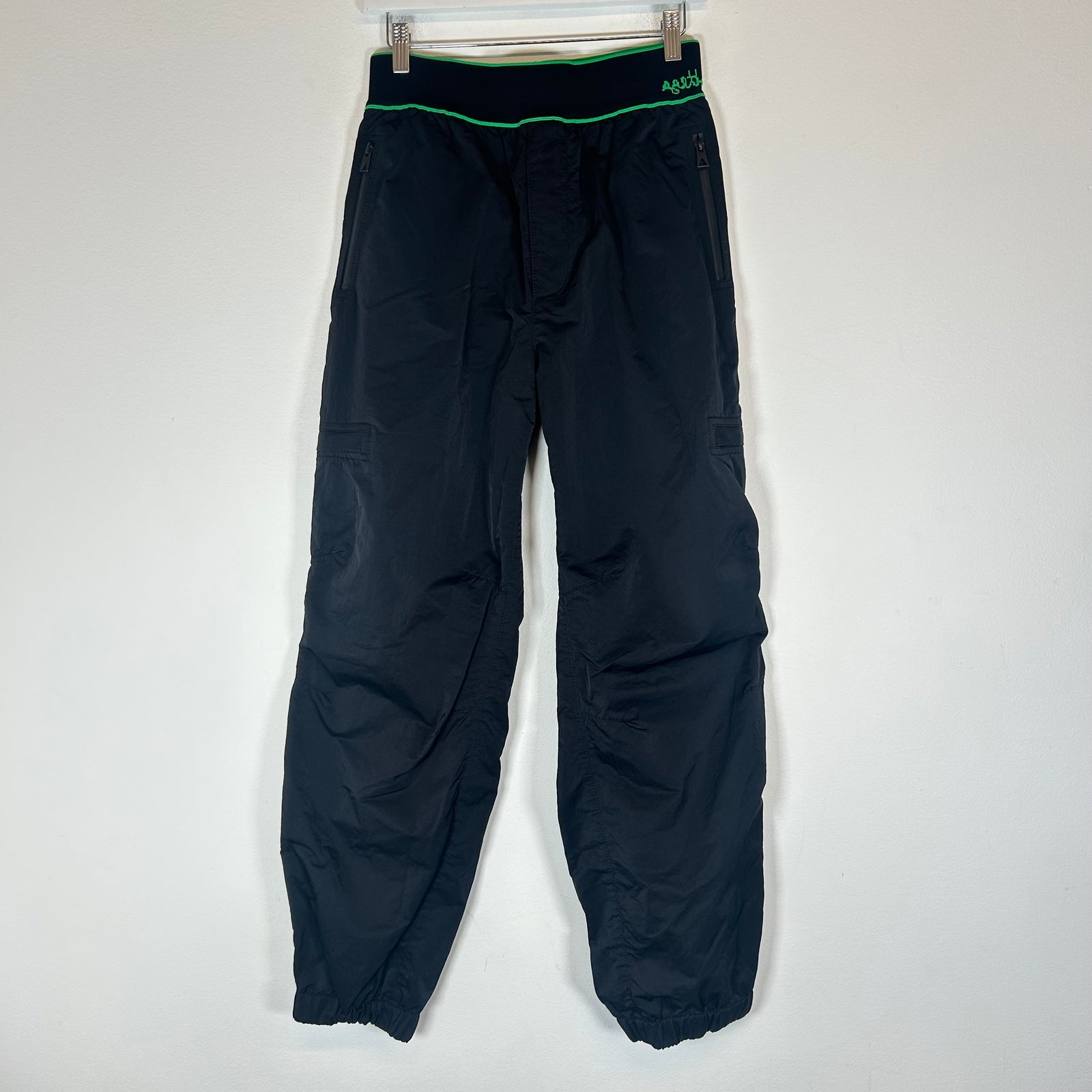 Bottega Veneta Black Multi Pocket Nylon Joggers