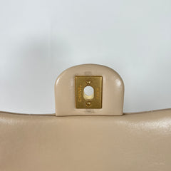 Chanel Beige Caviar Quilted Mini Sweetheart Crush Flap Bag