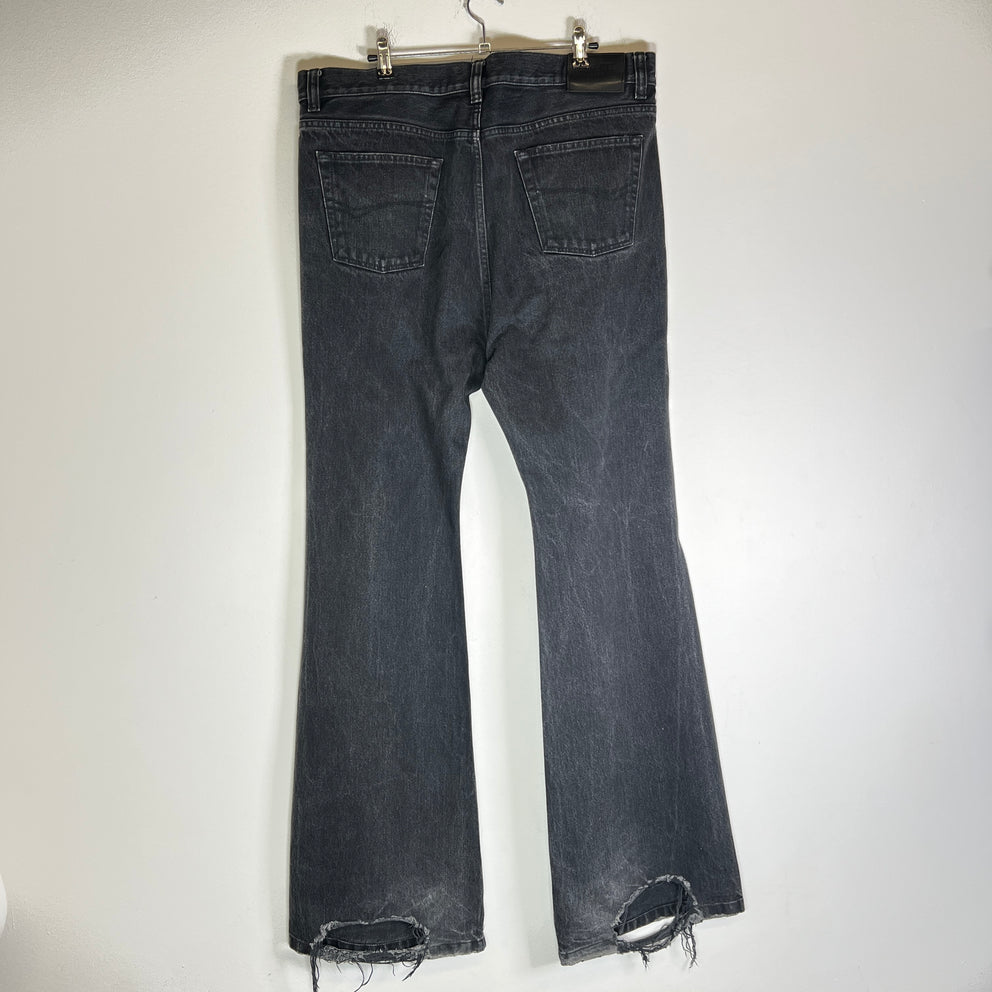 Balenciaga FW22 Lost Tape Flare Denim Jeans
