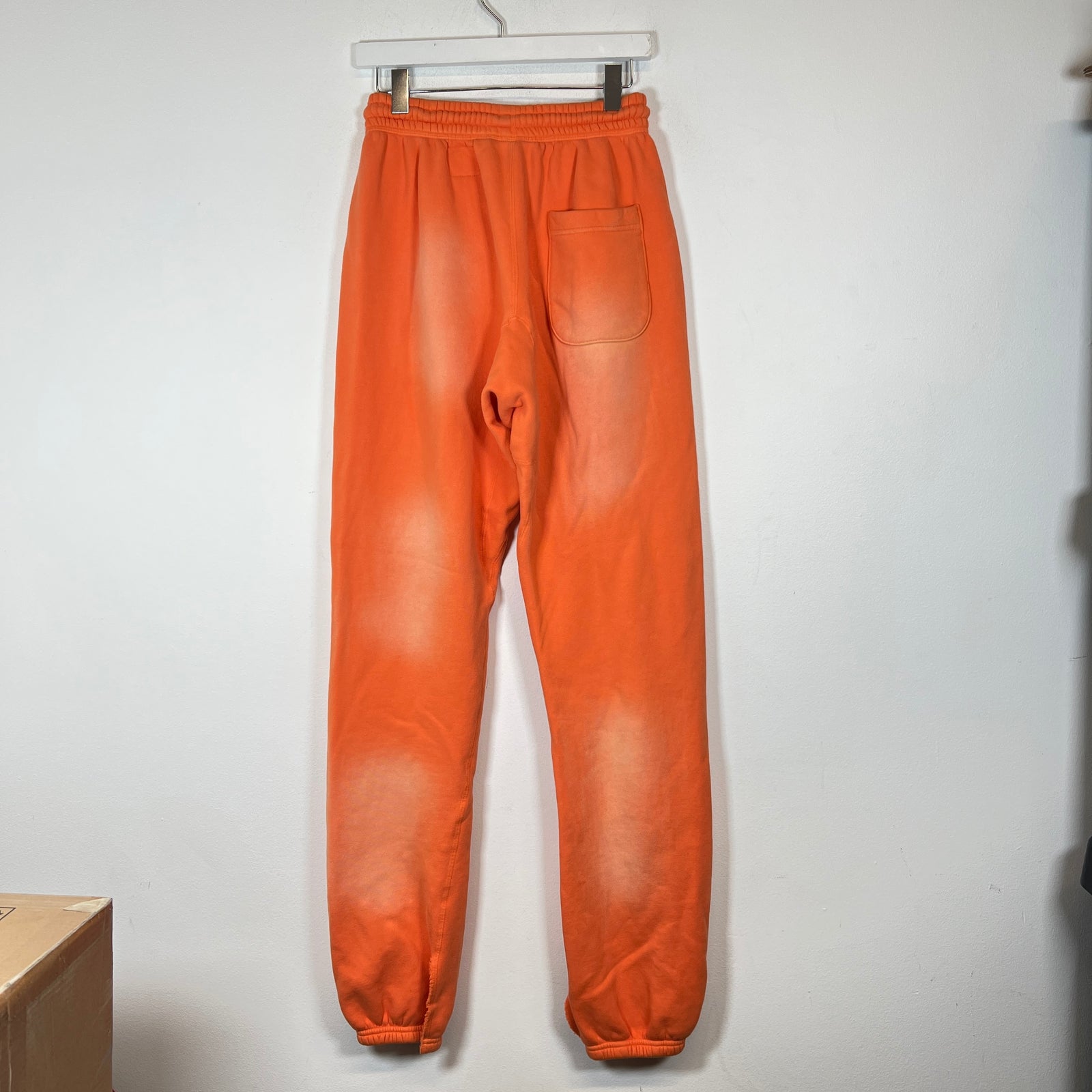 Hellstar Orange Sport Logo Sweatpants Size S