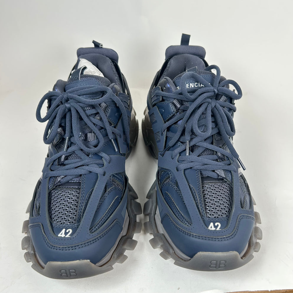 Balenciaga Navy/Grey Track Sneaker Size 42