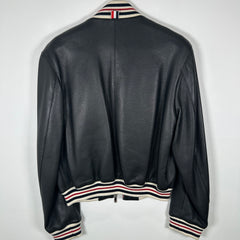 Thom Browne Deerskin Leather Varsity Jacket Size 1