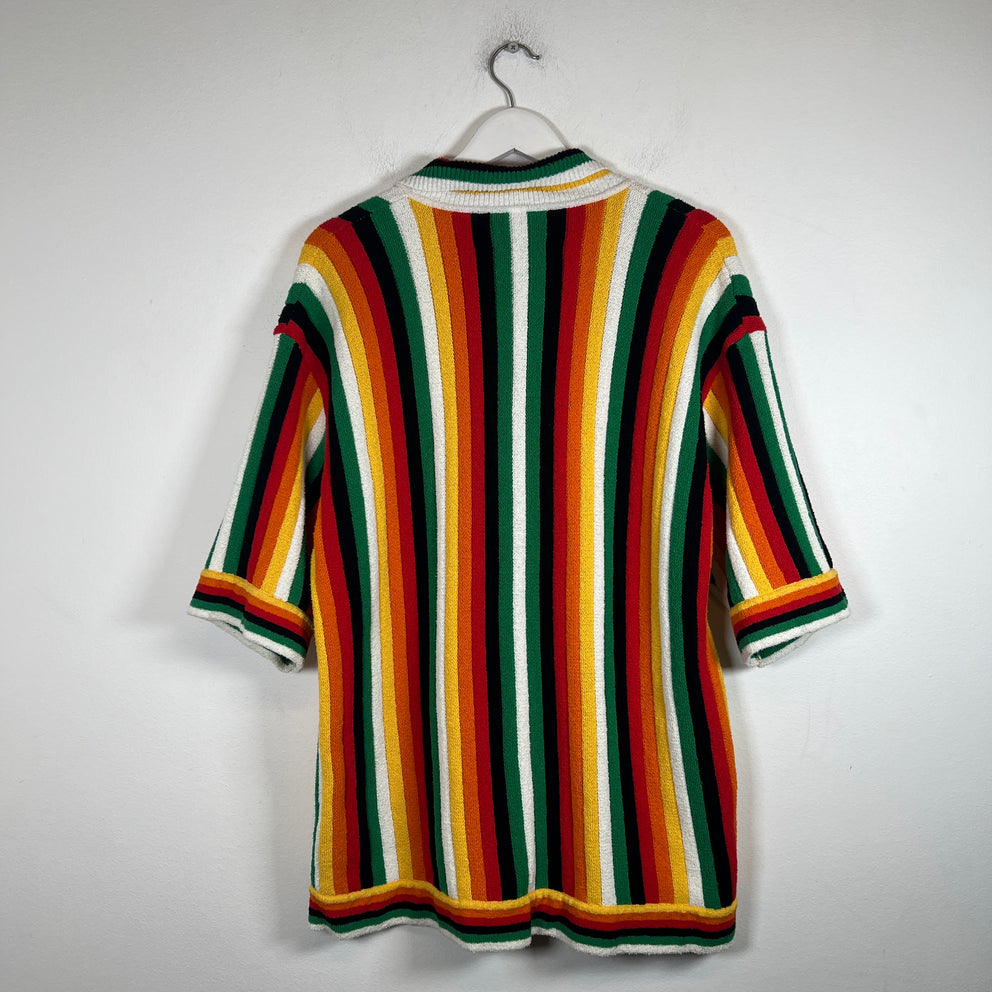 Casablanca Multicolor Striped Towel Shirt Size L
