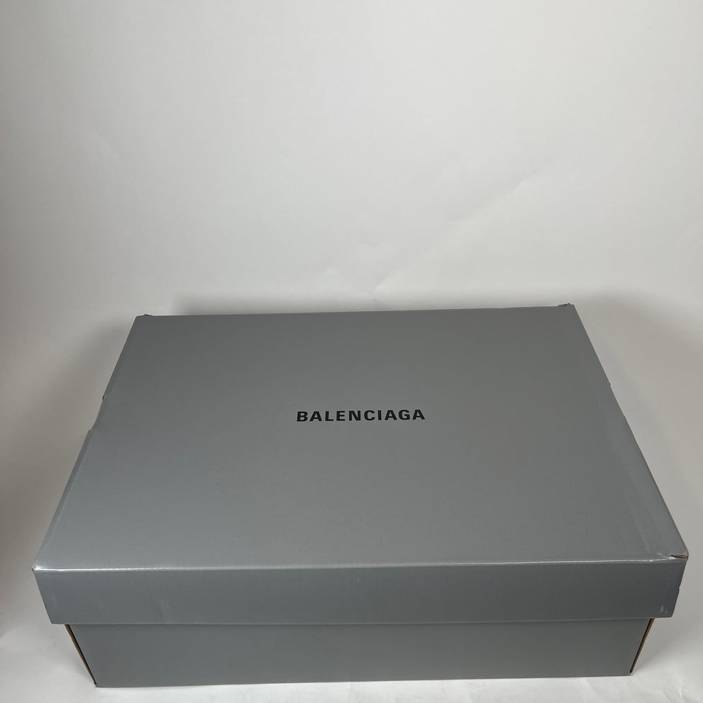 Balenciaga White/Brown Track Sneaker Size 45