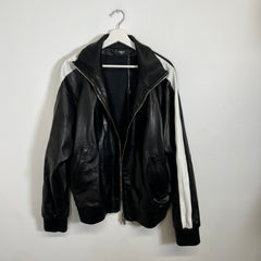 Amiri Leather AM Zip Jacket Size L