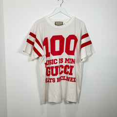 Gucci 100 Music Is Mine T-Shirt Size M
