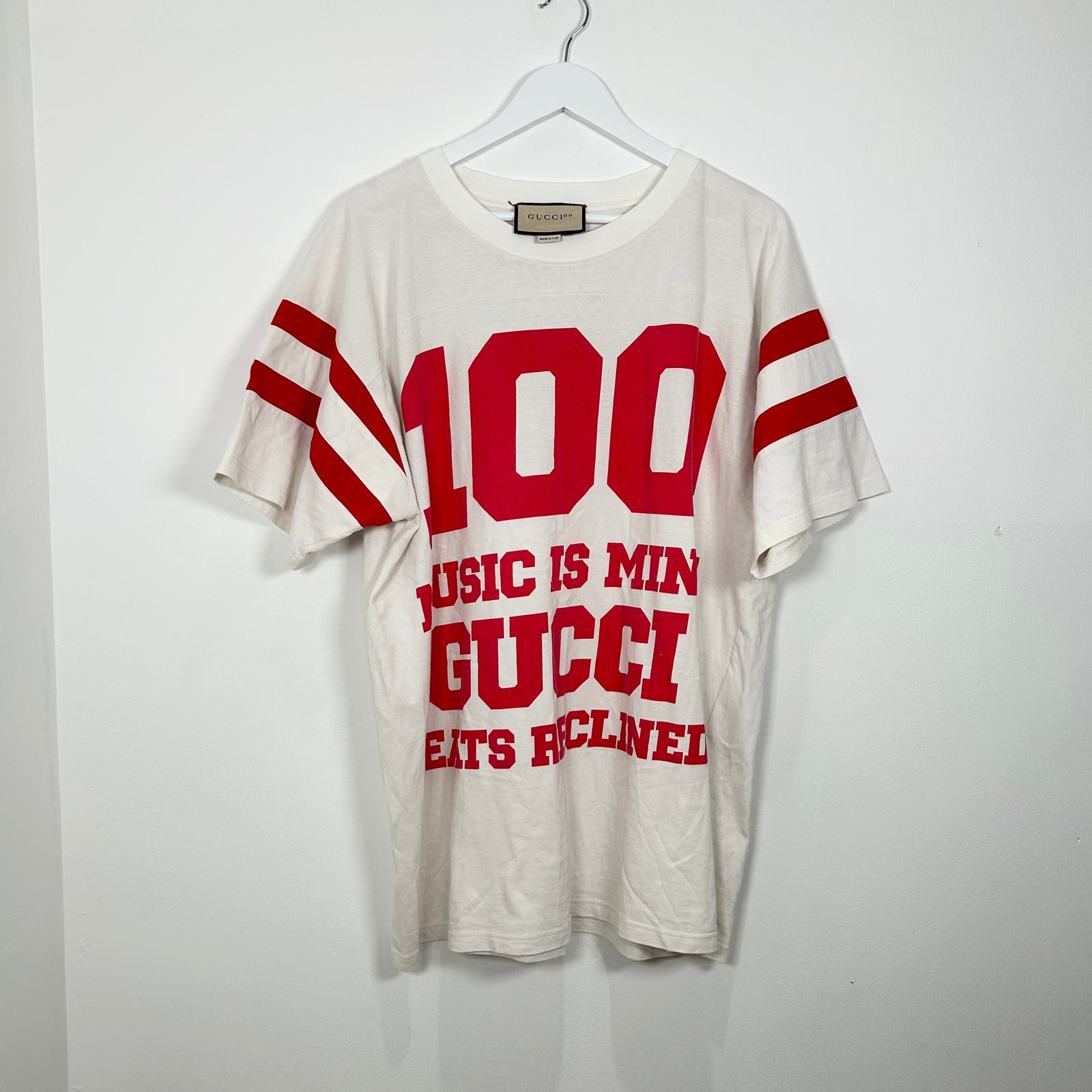 Gucci 100 Music Is Mine T-Shirt Size M
