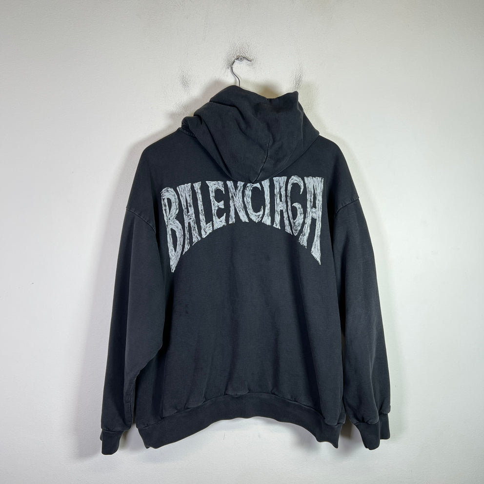 Balenciaga Stencil Logo Hoodie