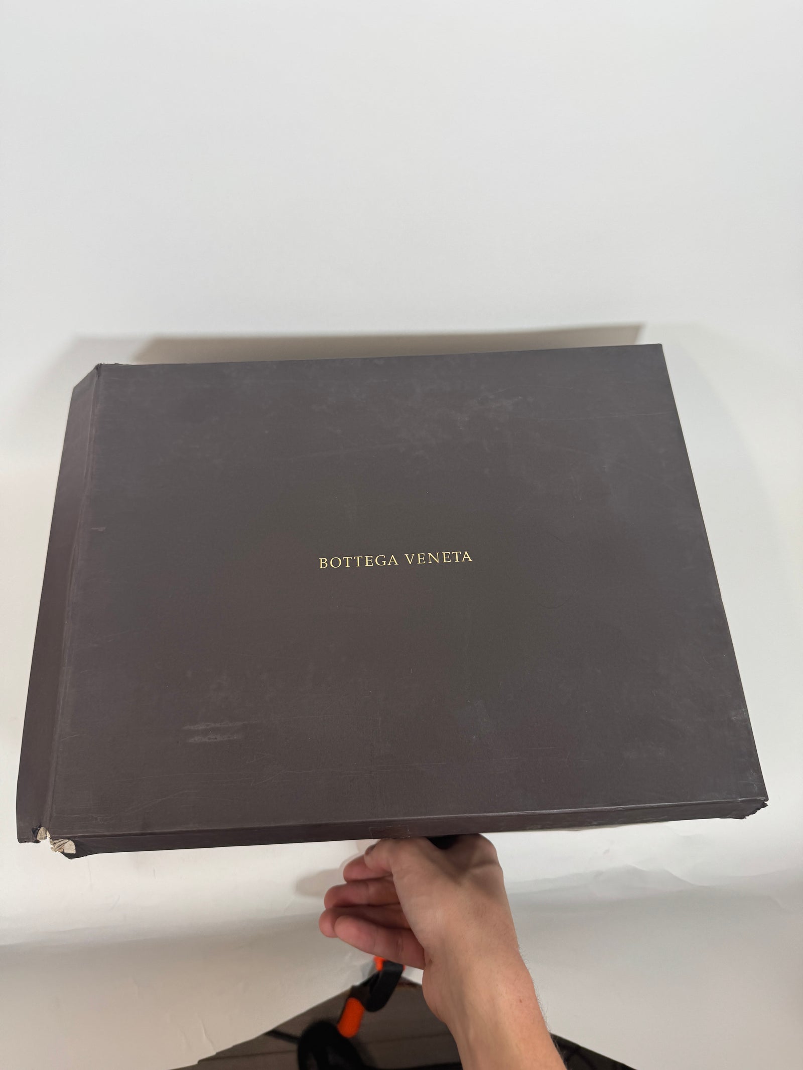 Bottega Veneta Black Leather Crepe Sole Derby Size 44