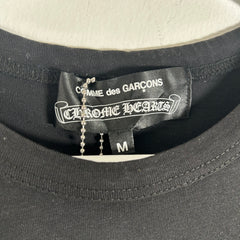 CDG x DSM x Chrome Hearts Black Graphic T-Shirt Size M