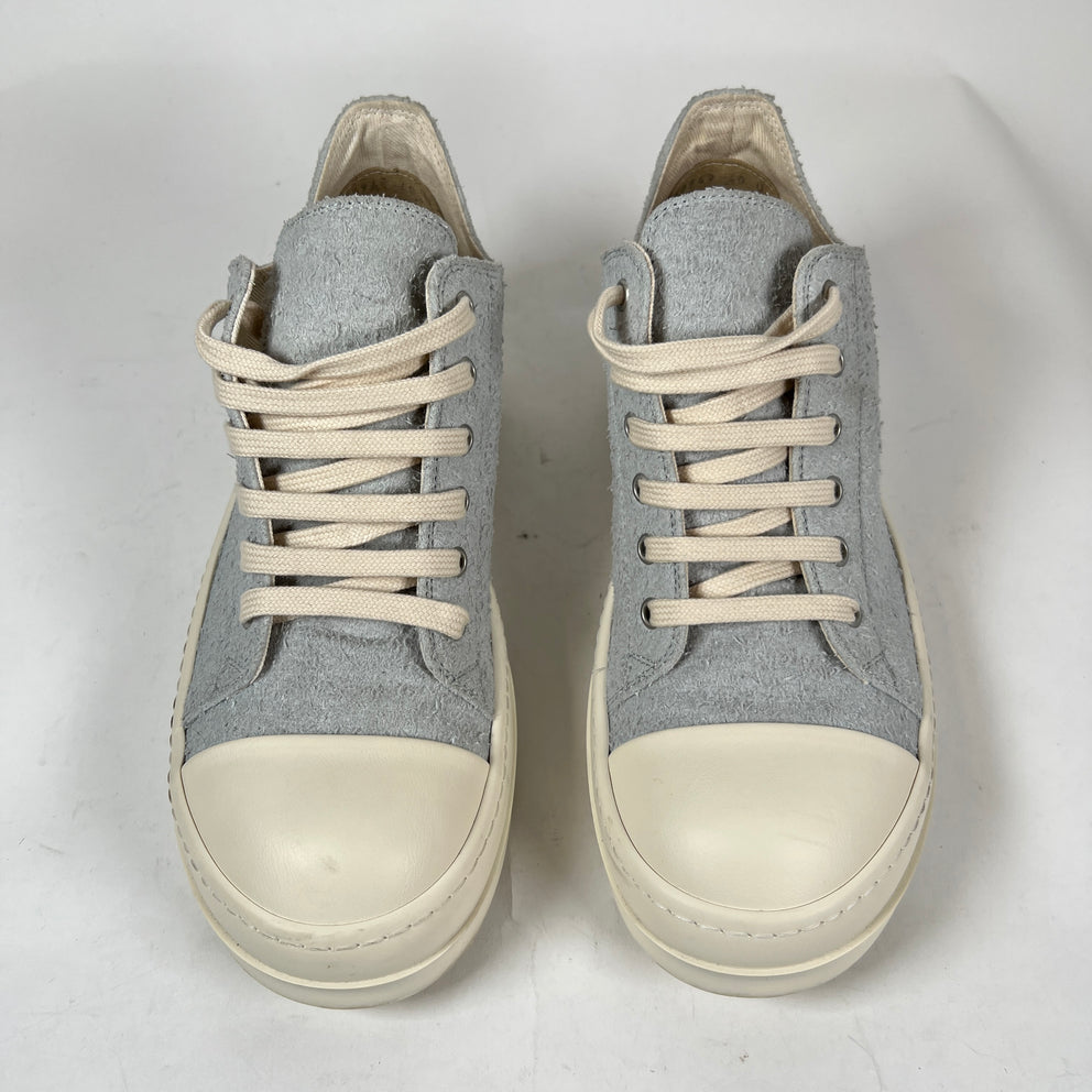 Rick Owens Drkshdw Oyster/Milk Shaggy Ramones Size 40