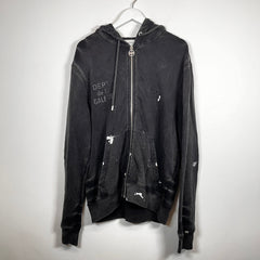Gallery Dept. x Lanvin French Logo Paint Splatter Hoodie Size L