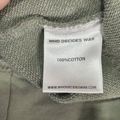 Who Decides War Stained Glass Size M