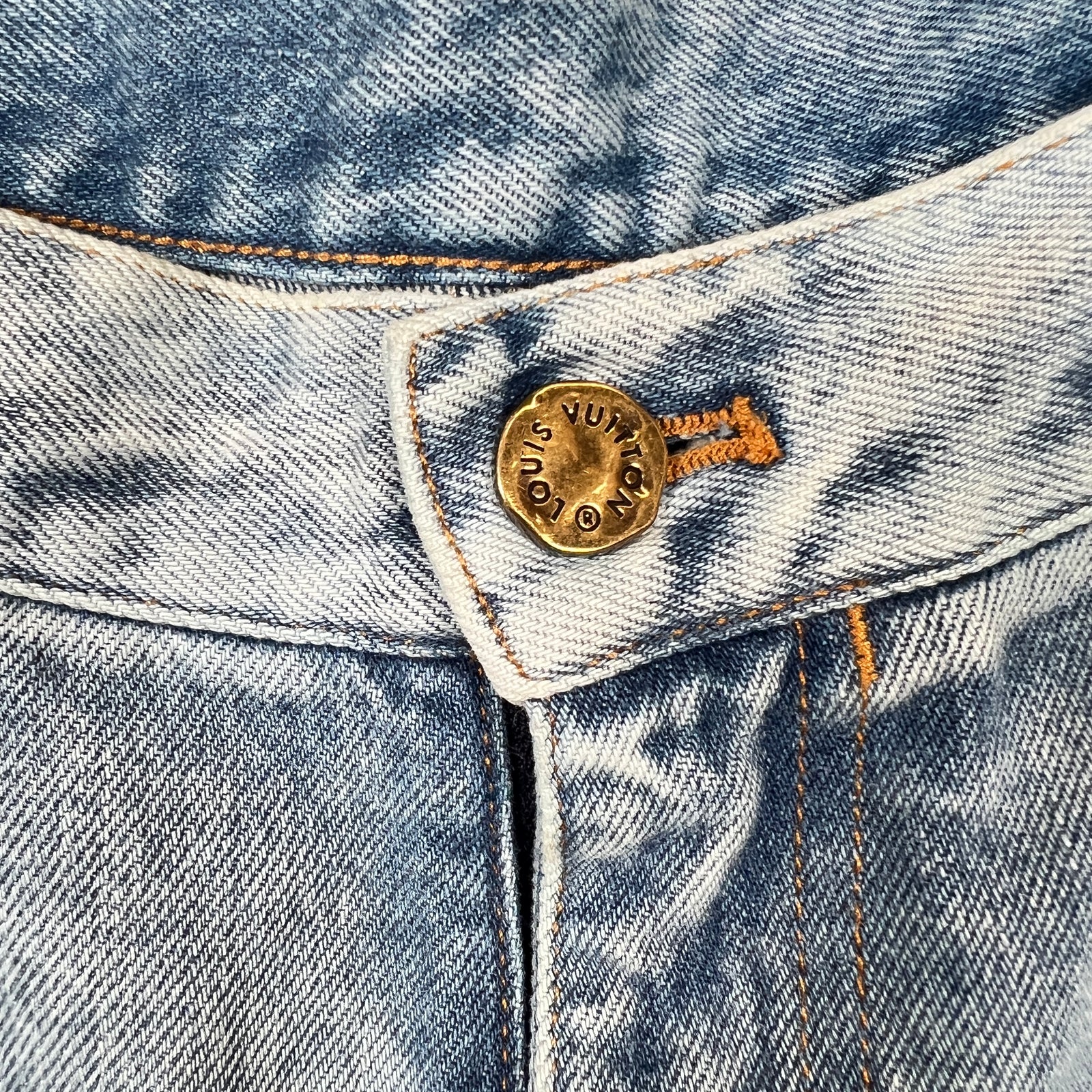 Louis Vuitton Washed Regular Jeans Size 36
