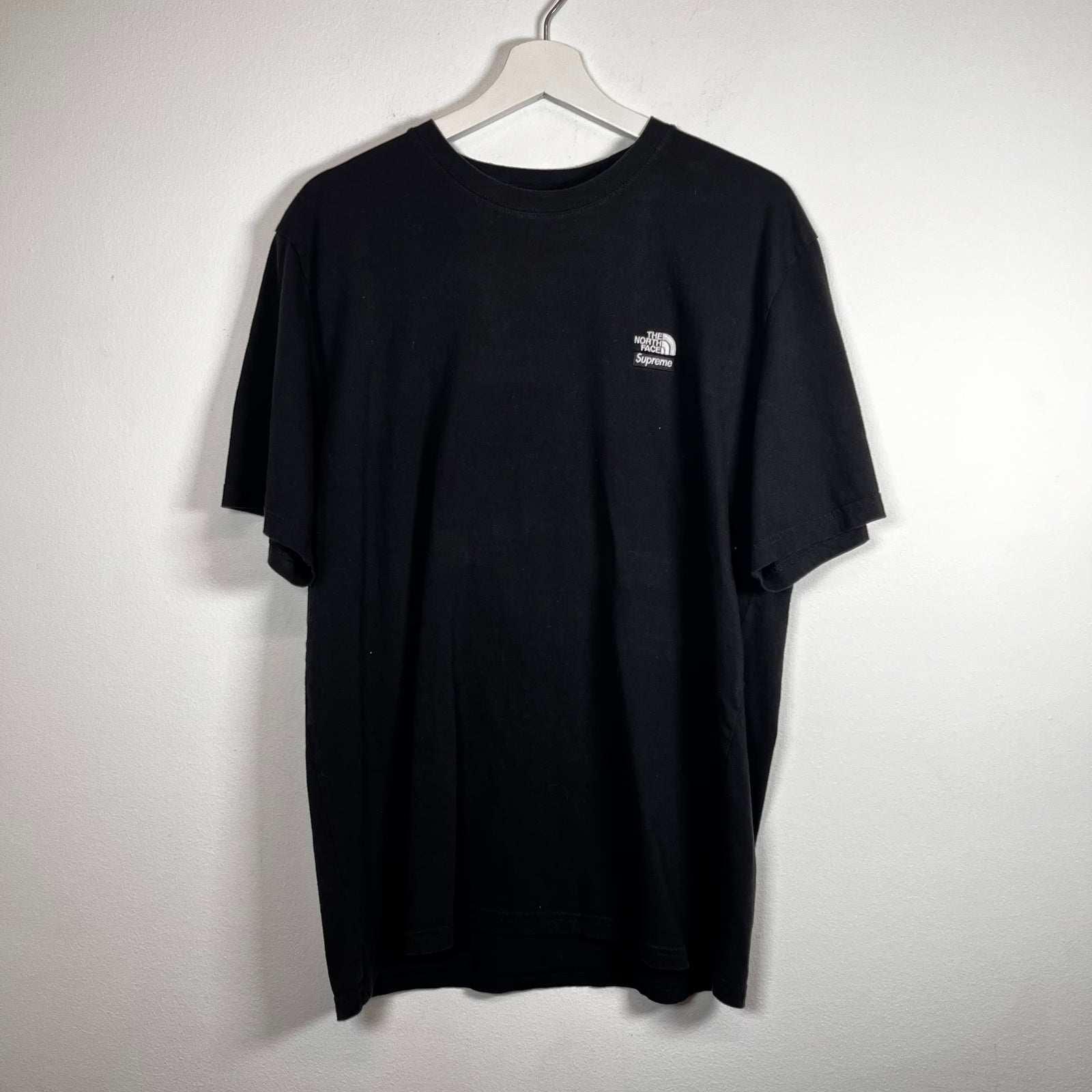Supreme TNF Black T-Shirt Size L