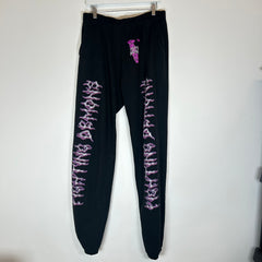 VLONE x Juice WRLD Black ‘Fighting Demons’ Sweatpants Size XXL