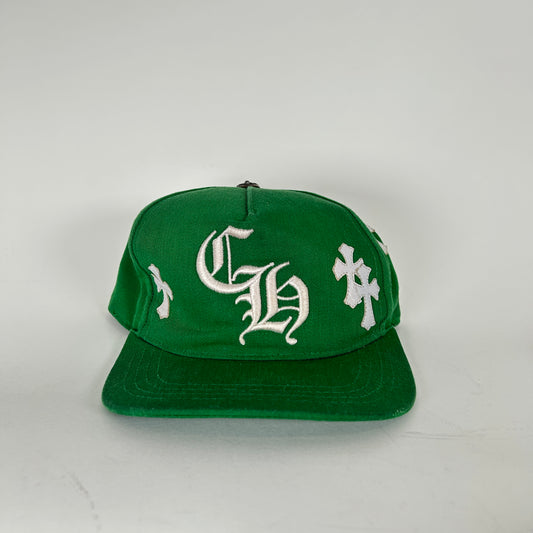 Chrome Hearts Green Cemetery CH Logo Hat