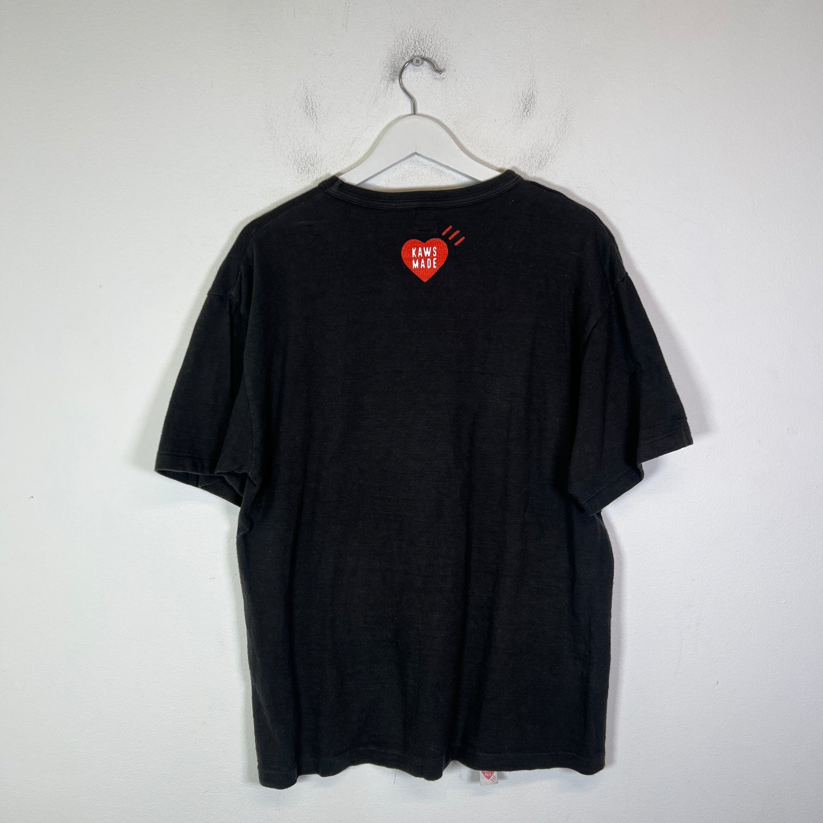 Human Made x Kaws Black Flying Duck Graphic T-Shirt Size XL