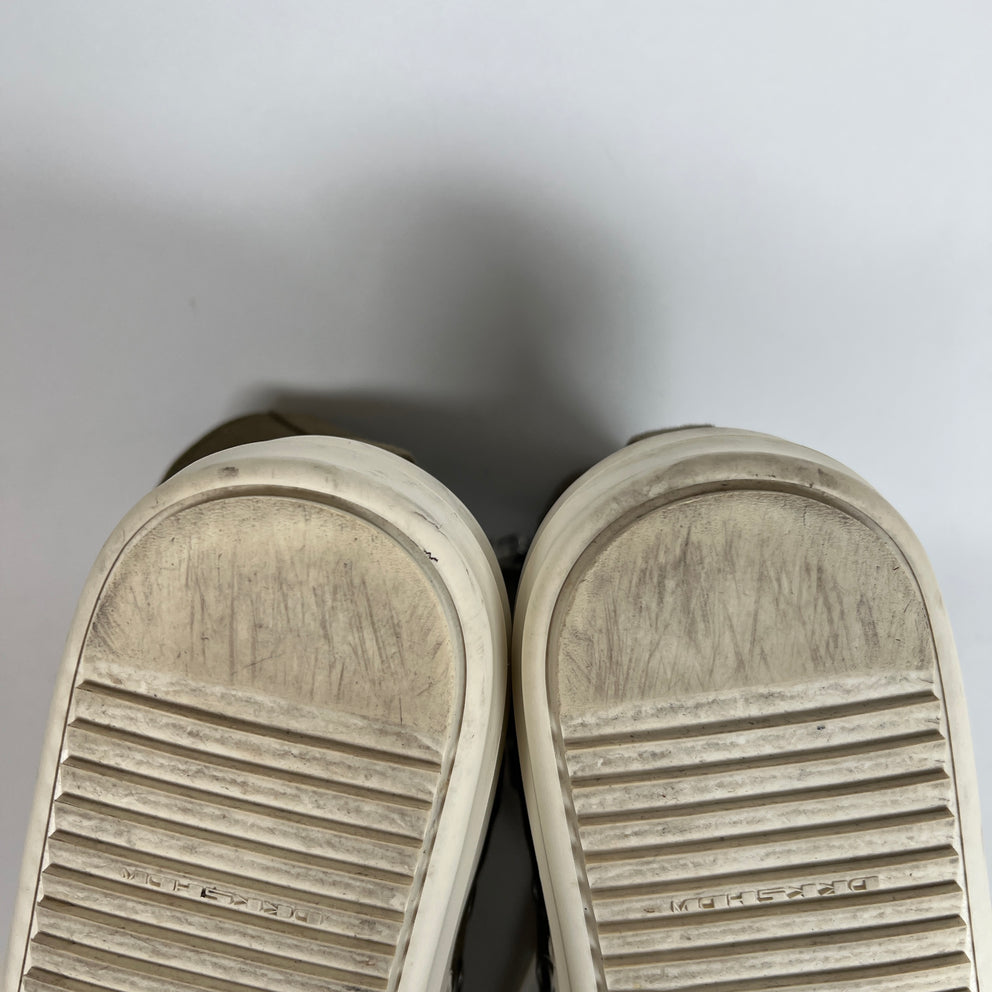 Rick Owens Drkshdw Olive High Top Ramones Size 42