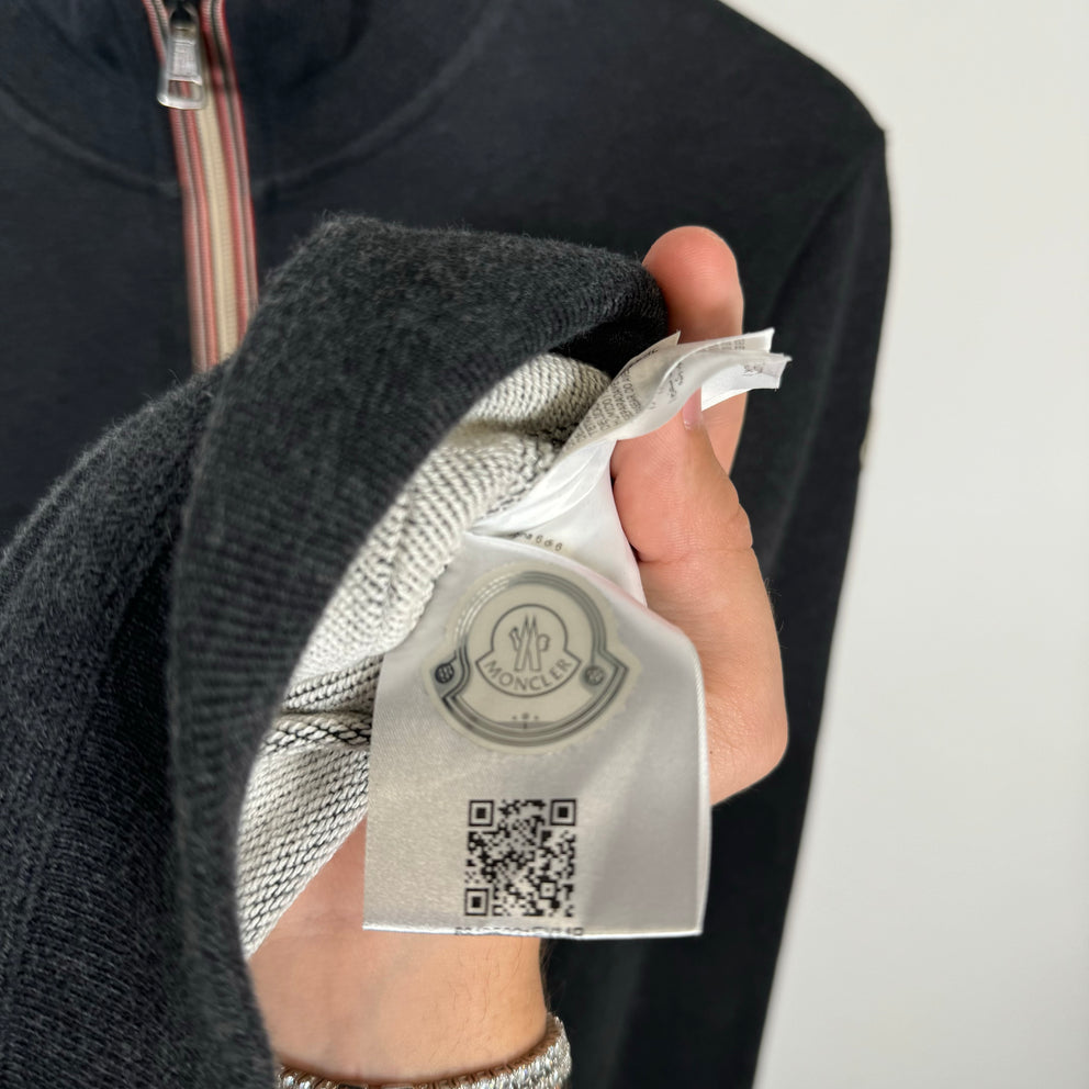 Moncler Grey Maglia Cardigan Size M
