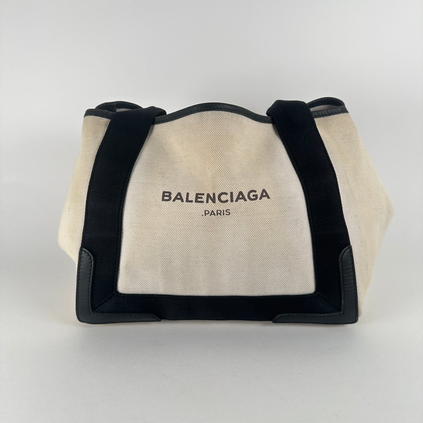 Balenciaga Paris Cream Mini Tote Bag