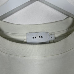 Rhude Spell-out Logo White T-Shirt Size L