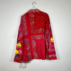Readymade Red Bandana Longsleeve 'Sleeping Shirt' Size 4