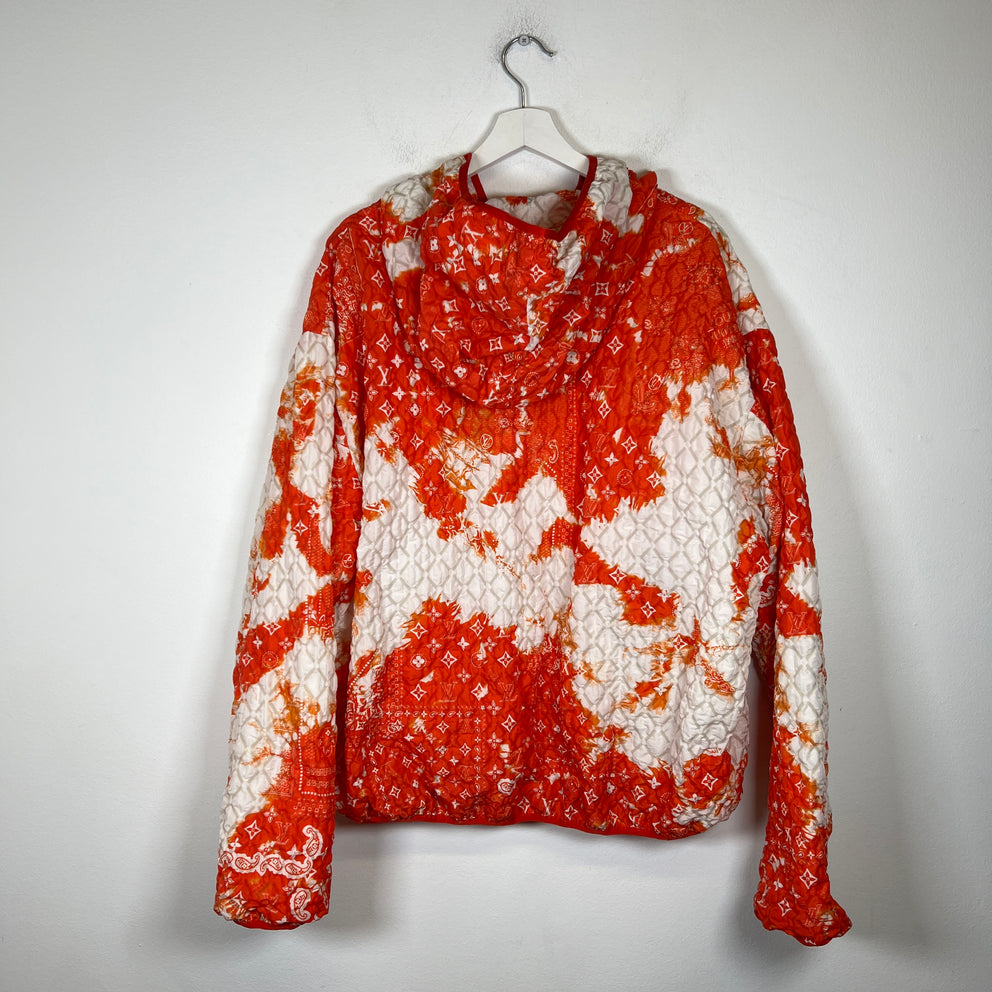 Louis Vuitton Orange Bandana Monogram Windbreaker Size L