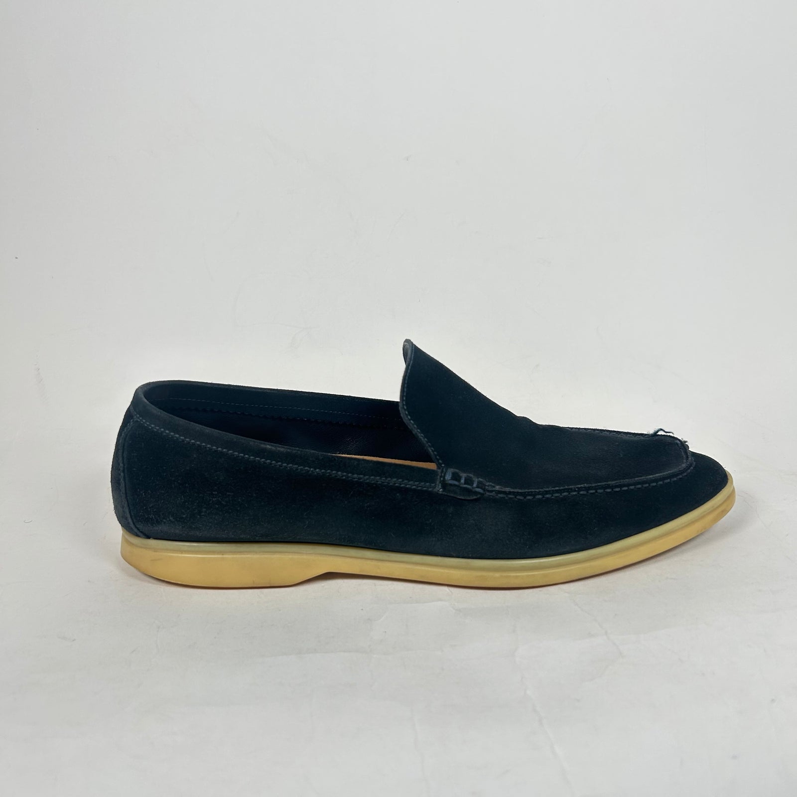 Loro Piana Navy Summer Walker Size 47
