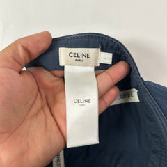 Celine Navy Initial Baseball Cap