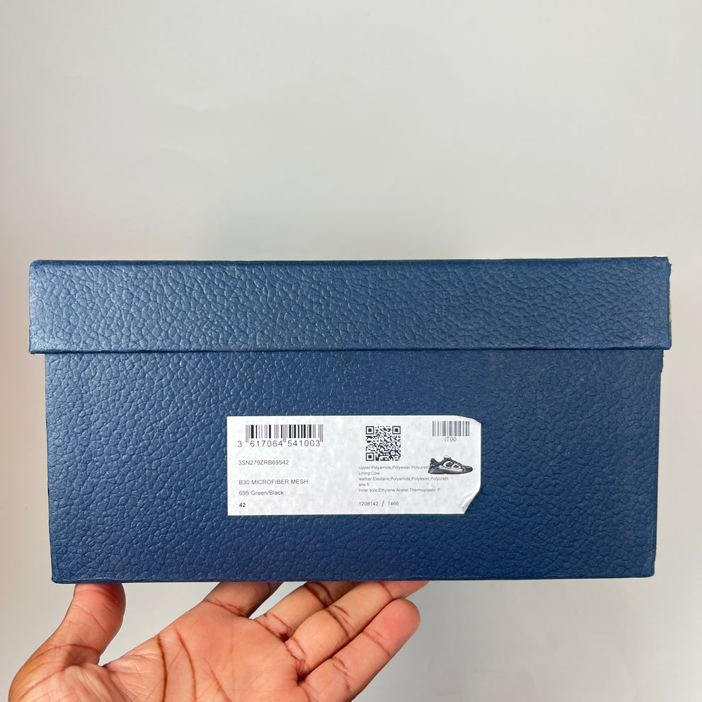 Dior B30 Green/Black Sneaker Size 42
