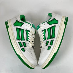 Amiri White/Green Chunky Skel Low-Top Sneaker Size 42