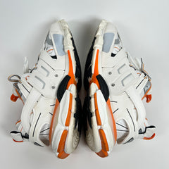 Balenciaga White/Orange Track Sneaker Size 44