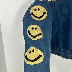 Kapital Smiley Sleeve Jean Jacket Size M