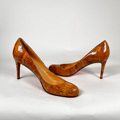 Christian Louboutin Cork Heels Size 41