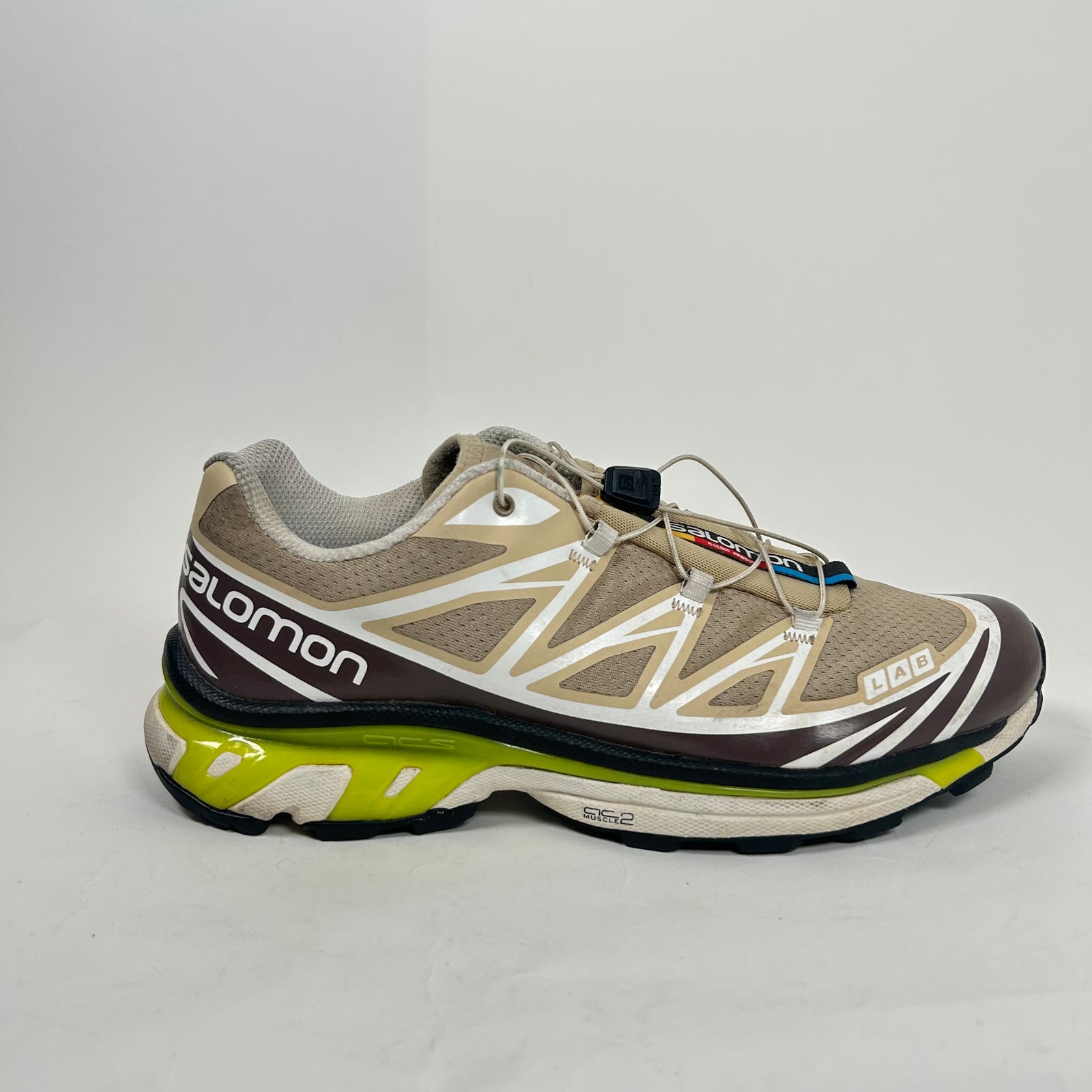 Salomon Safari Lime XT-6 Softground Sneaker Size 10