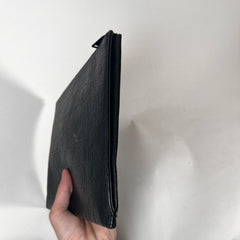Saint Laurent Croc-Embossed Zipped Pouch
