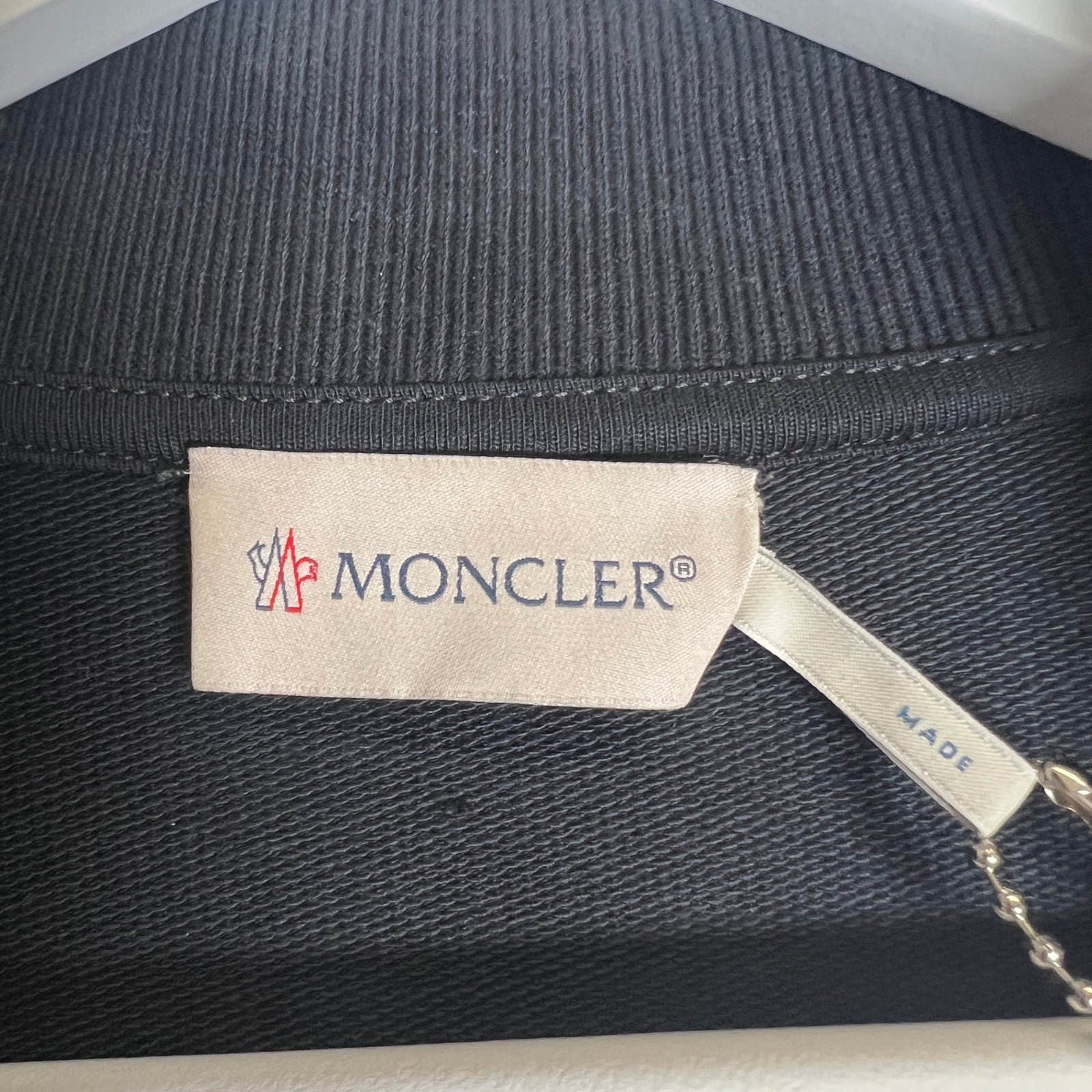 Moncler Navy Track Jacket Size L